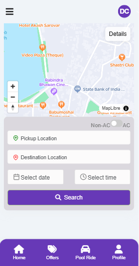 Cab Booking App - Slide 3